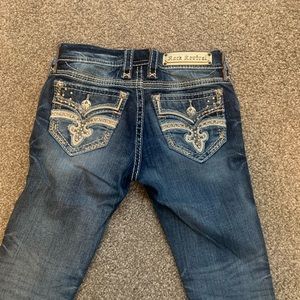 Rock revival ankle skinny jeans